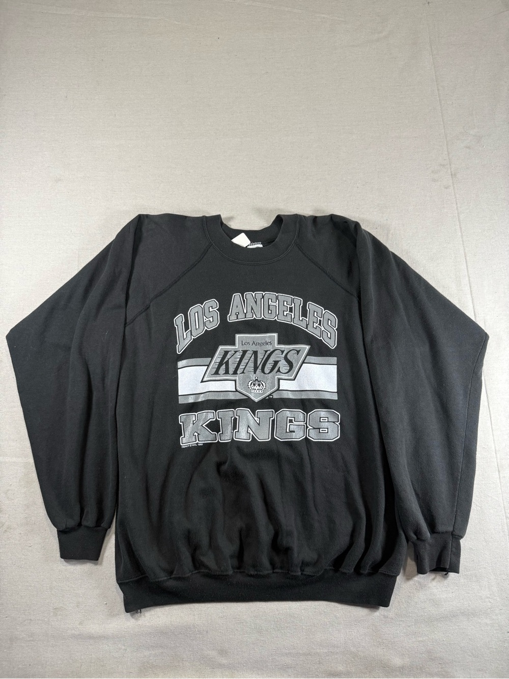 Vintage Los Angeles Kings Wayne Gretzky Number 99 Crewneck Sweater 1988